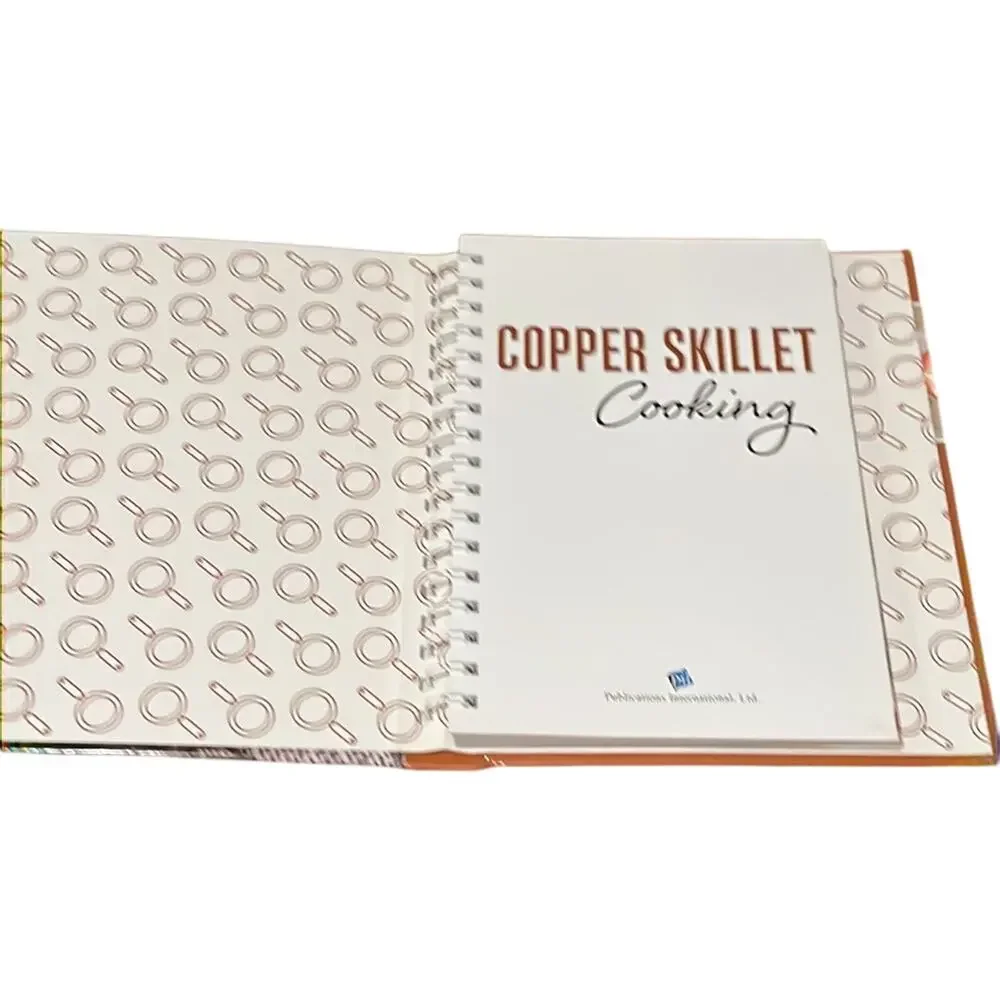 Copper Skillet Cooking Cookbook Spiral Bound Hard Cover